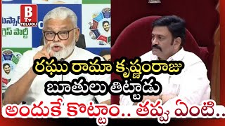 రామా రాజు నోరు జాగ్రత్త  Ambati Rambabu Warning to Raghu ramkrishna raju RP trolls on Roja [upl. by Friedlander]