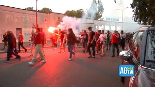 Champions League larrivo dei tifosi del Liverpool a San Siro per la partita col Milan [upl. by Ibbor]