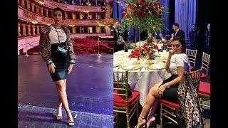 Georgina Rodriguez  Défilé Dolce amp Gabbana 2019  Scala de Milan [upl. by Ennasor]