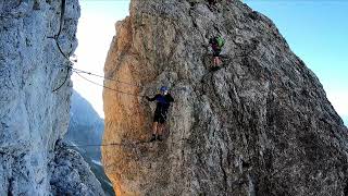 Via Ferrata  Königsjodler  Hochkönig 2941  2872021 [upl. by Yelrebma]