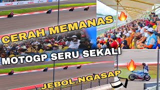 Hari ke 2 motoGP hari ini memanas 🔥 seru sirkuit mandalika memang beda jadi sorotan [upl. by Titos]