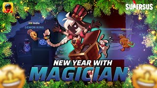 NEW YEAR WITH MAGICIAN 🥳 🪄 SUPER SUS  DEMON KING GAMING  DKG [upl. by Negrom]