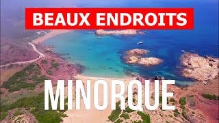 Minorque voyage  Meilleures plages mer beaux endroits  vidéo 4k  Espagne ile de Minorque [upl. by Kenwee245]