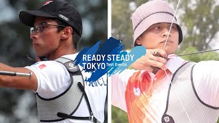 Thomas Chirault v Kao HaoWen – recurve men 3rd round  Tokyo 2020 Olympic Test [upl. by Ellary]