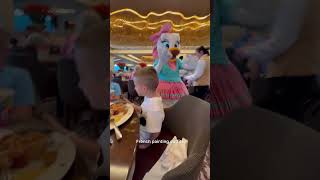 Topolino’s Terrace character dining disney travel shorts disneyworld vacation food travel [upl. by Thielen]