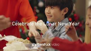 Lunar New Year Celebrations  Stock Footage  Shutterstock [upl. by Mommy976]