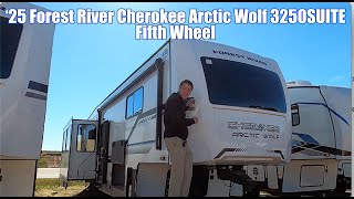 2025 Forest River Arctic Wolf Fifth Wheels 3250SUITE Rear Entertainment Fifth Wheel [upl. by Lynna]