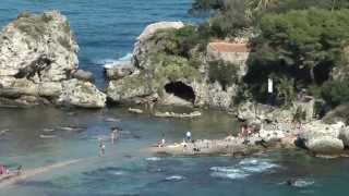 Isola Bella in Taormina  Sicily [upl. by Rozele918]