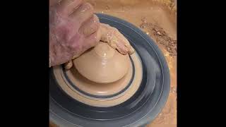 Centring a ball of clay [upl. by Llerryt]