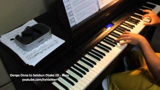 Denpa Onna to Seishun Otoko ED  Ruru Piano Transcription [upl. by Eiramyllek925]