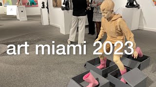 ART FAIR in MIAMIart miami 2023  art basel miami week 2023 ARTNYC [upl. by Sirrom562]