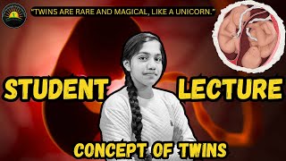 Formation of Twins  Monozygotic and Dizygotic Twins  Student Lecture  Arise Academy Pune [upl. by Tess49]