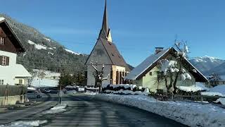 Winter drive into Kotschach Mauthen [upl. by Eltsyrhc456]