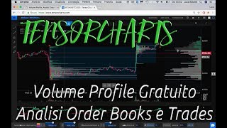 TensorCharts Tutorial  Volume Profile Gratuito Analisi Order Books Day Trading [upl. by Rodriguez272]