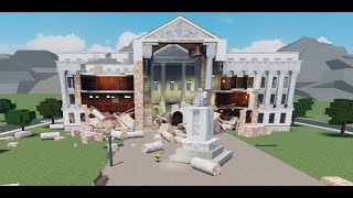 Building goes poof destroy the city Roblox [upl. by Martz892]