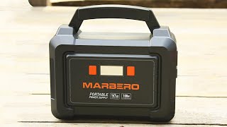 Marbero Portable Power Station M168 Efficient Power Station for Camping and Emergencies [upl. by Assilat]