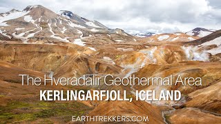 The Hveradalir Geothermal Area  Kerlingarfjöll Iceland [upl. by Perrine238]