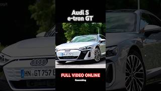 The Audi S eTron GT is a Masterclass in Electric Car Design [upl. by Drugi54]