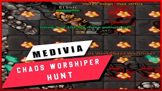 Medivia Online Chaos Worshipers Sorcerer Solo Hunt [upl. by Syned465]