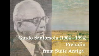 Santorsola Suite antiga  Preludio  Antonio De Rose chitarra [upl. by Eillac]