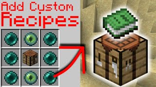 How to Add Custom Recipes to Minecraft Datapack Tutorial 1204 and older [upl. by Truscott687]