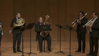 UNT Center Brass Quintet Koetsier  Brass Quintet Opus 65 [upl. by Yoshiko24]