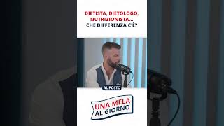 Una Mela al Giorno Dietista dietologo o nutrizionista con Giuliano Ubezio shorts [upl. by Anaujat]