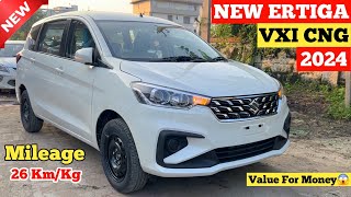 New Maruti Ertiga Vxi CNG 2024 Model  Ertiga 2024 Model  Price Specifications Full Details [upl. by Osmo222]