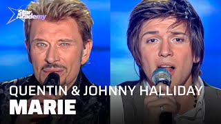 Johnny Hallyday et Quentin Mosimann chantent quotMariequot l Star Academy  Saison 07 [upl. by Adelina]