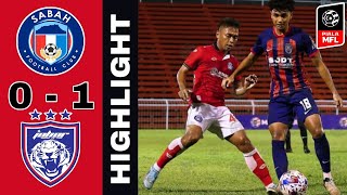 JDT II VS SABAH FC II  PIALA MFL 2024  HASIL JDT II VS SABAH FC II [upl. by Pilloff]