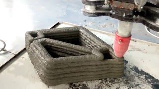 3DPrinting Reinforced Concrete Beam  Eng Valentina Mercuri [upl. by Athalia155]