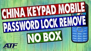 CHINA KEYPAD MOBILE PIN CODE REMOVEquotNO BOXquot [upl. by Lorna616]