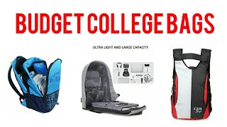 Best BackpackBags for SchoolCollegeOfficeTravelling on Amazon 🔥 Backpack Haul 2023  ONE CHANCE [upl. by Carson]