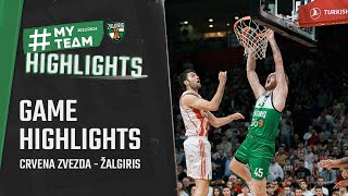 Crvena Zvezda  Žalgiris  Game Highlights  20240209 [upl. by Grani]