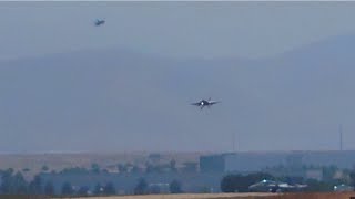 Back to back landing of two FA18s [upl. by Nerrual]