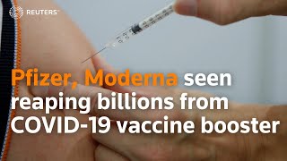 Pfizer Moderna seen reaping billions from COVID19 vaccine booster market [upl. by Johiah583]