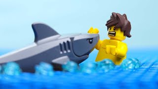 LEGO Shark Attack  Billy Bricks [upl. by Kenna]