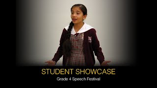 Challenger Fourth Grade Speech Festival Student Showcase  Challenger School [upl. by Switzer572]