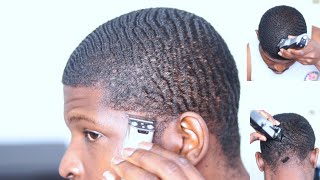 COMMENT SE COUPER LES CHEVEUX TOUT TOUT  360 waves meddexx selfcut [upl. by Hsu]