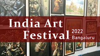 India Art Festival 2022  Bangalore  Painting Exhibition [upl. by Goodrich226]