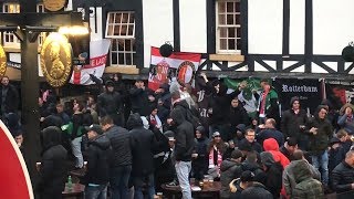 Feyenoord Fans In Manchester Ahead Of City Game [upl. by Akiemat]