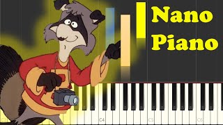 The Racoons Theme Song Piano Tutorial EASY [upl. by Gonta]