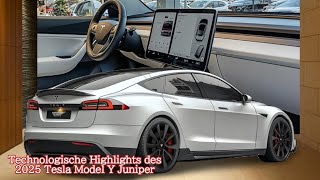 Technologische Highlights des 2025 Tesla Model Y Juniper [upl. by Refotsirc]