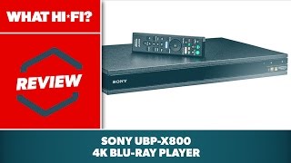 Sony UBPX800 4K Bluray player review [upl. by Katerina]