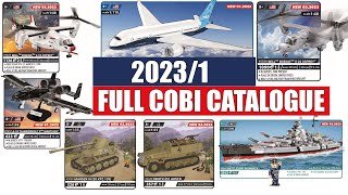 Full COBI catalogue for 20231  Tanks planes battleships cars cobi cobiCatalogue [upl. by Sinnaiy]