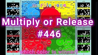 Multiply or Release 446 Marble Race [upl. by Brewster]