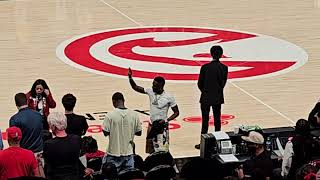 Atlanta Hawks Game Day Vlog Buzzer Beater Alert [upl. by Pomona]