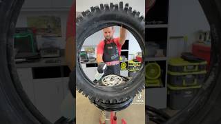 Changing a Michelin StarCross 6 dirtbike tire in world record time [upl. by Danaher]