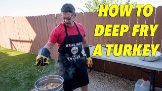 How to Deep Fry A Turkey  Step By Step Guide [upl. by Eri118]