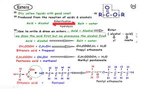 Carboxylic Acids and Esters Cambridge IGCSE O level Chemistry 0620 0971 5070 Lesson 66 part b [upl. by Lemej323]